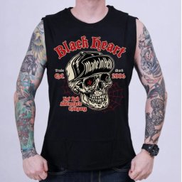 tílko pánské BLACK HEART - GRAVITY - BLACK - 17491