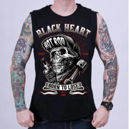 tílko pánské BLACK HEART - BUDDY - BLACK - 14041