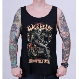 tílko pánské BLACK HEART - COFFIN - BLACK - 17109