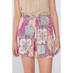 Tezenis Šortky z Viskózového Plátna se Stahovací Šňůrkou Žena Multicolor Größe S