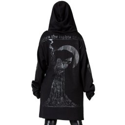 mikina dámská (cardigan) KILLSTAR - Lights Out - Black - KSRA011038