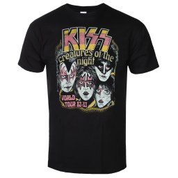 tričko pánské Kiss - Creatures World Tour - Black - 50788100