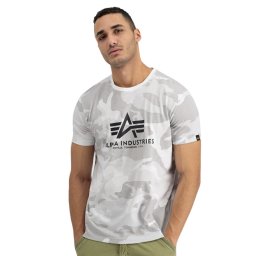 tričko pánské ALPHA INDUSTRIES - white camo_100501C