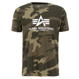 tričko pánské ALPHA INDUSTRIES - olive camo_100501C
