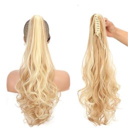 Girlshow Culík, cop na skřipci vlnitý, 50 cm - F18/613 (melír středně plavé v beach blond)
