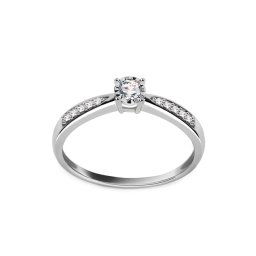 Zásnubní diamantový prsten Galia, 14K ROYBR179A