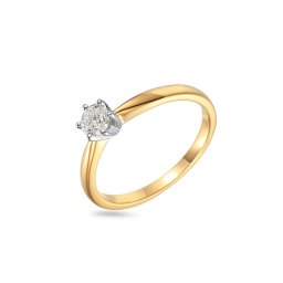 Diamantový zásnubní prsten Madalyn, žluté zlato IZBR1229