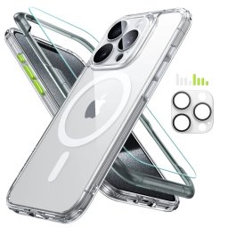 Kryt ESR Classic Pro Case HaloLock MagSafe SET iPhone 15 Pro - Clear