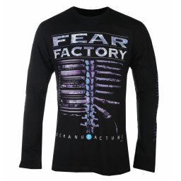 tričko pánské s dlouhým rukávem FEAR FACTORY - BLACK - PLASTIC HEAD - PH12518LS