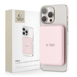 Tech-Protect PB10 LifeMag 5000mAh - Růžová