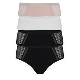 Gala Komfort bavlněné kalhotky D31 - 4ks XL vícebarevná