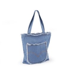 Riflová taška, barva 1 modrá jeans