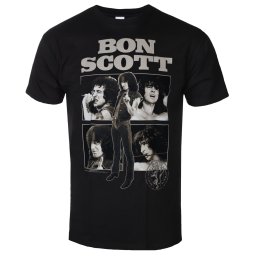 tričko pánské BON SCOTT - COLLAGE - RAZAMATAZ - ST2632
