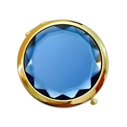 Gaira® Kosmetické zrcátko Crystal 7722, Barva modrá