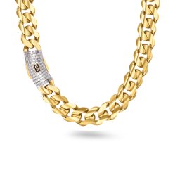 Monaco Chain Classic Plain Baguette lock 15,5mm IZ30977