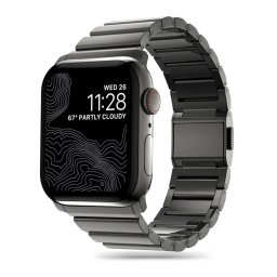 Řemínek Tech-Protect SteelBand na Apple Watch 4/5/6/7/8/SE a Ultra 1/2 44/45/49mm - Černý