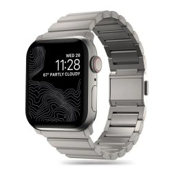 Řemínek Tech-Protect SteelBand na Apple Watch 4/5/6/7/8/SE a Ultra 1/2 44/45/49mm - Titanový