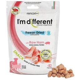 I'm different Raw Freeze-Dried vepřová šunka - pamlsky 40 g