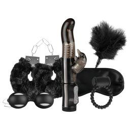 LoveBoxxx I love Black - vibran bondage set (6 dl)