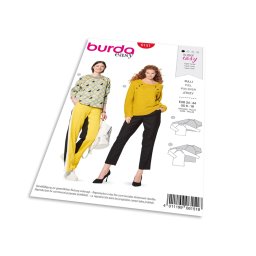 Střih Burda 6151 - Svetr, mikina