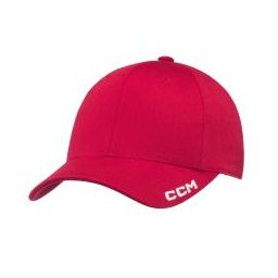 Hokejová kšiltovka CCM Team Training Flex Cap červená L/XL