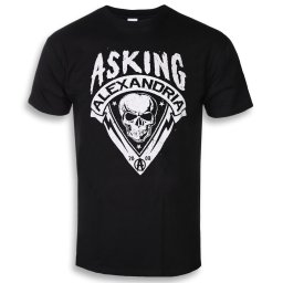 tričko pánské Asking Alexandria - Skull Shield - ROCK OFF - ASKTSP10MB