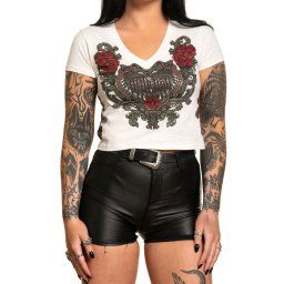 tričko dámské (top) AFFLICTION - FLORELICA - AW26386-VW