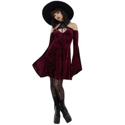šaty dámské KILLSTAR - Eternal Shiver - Red - KSRA011230