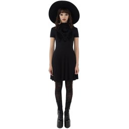 šaty dámské KILLSTAR - Foxbell - Black - KSRA011235