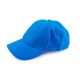Bavlněná kšiltovka unisex vhodná k dozdobení, barva 19 modrá sytá