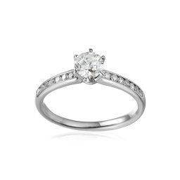 Zásnubní prsten s diamanty Bianka white IZBR194A