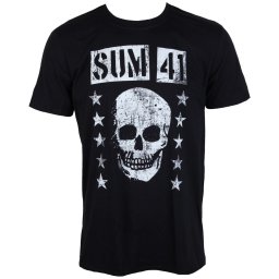 tričko pánské SUM 41 - GRINNING SKULL - PLASTIC HEAD - RTSUM003