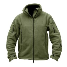 Mikina FLEECE RECON s kapucí ZELENÁ vel. S