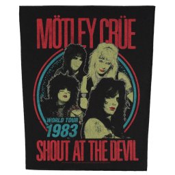 nášivka velká Mötley Crüe - Shout At The Devil - RAZAMATAZ - BP1113