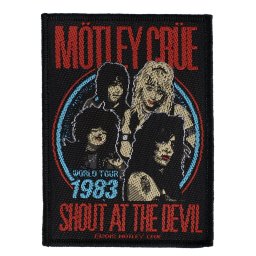 nášivka Mötley Crüe - Shout At The Devil - RAZAMATAZ - SP3014