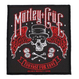 nášivka Mötley Crüe - Too Fast For Love - RAZAMATAZ - SP3108