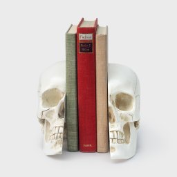 dekorace (zarážka na knihy) SUCK UK - SKULL - SK BOOKSKULL1