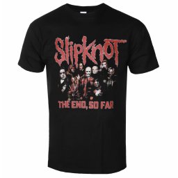 tričko pánské Slipknot - TESF Group Photo - ROCK OFF - SKTS86MB