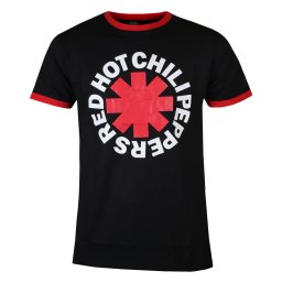 tričko pánské Red Hot Chili Peppers - Classic Asterisk Ringer - ROCK OFF - RHCPTS17MB