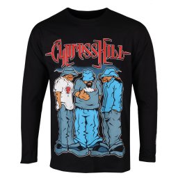 tričko pánské s dlouhým rukávem Cypress Hill - Blunted - ROCK OFF - Black - CYPLST07MB