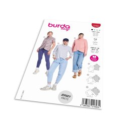 Střih Burda 5790 - Zavinovací rolák, mikina s rolákem