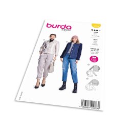 Střih Burda 5799 - Sako, propínací bunda, prošívaná bunda