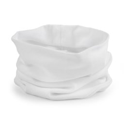 Bavlněná čepice / nákrčník unisex, barva 38 bílá nákrčník