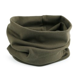 Bavlněná čepice / nákrčník unisex, barva 41 zelená nákrčník