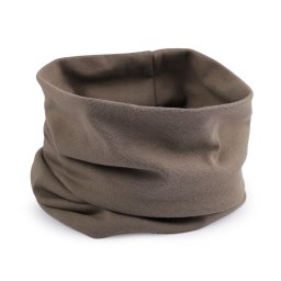 Bavlněná čepice / nákrčník unisex, barva 43 béžová tmavá nákrčník