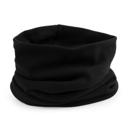 Bavlněná čepice / nákrčník unisex, barva 47 černá nákrčník