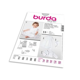 Střih Burda 9804 - Šatičky, bolerko a klobouček