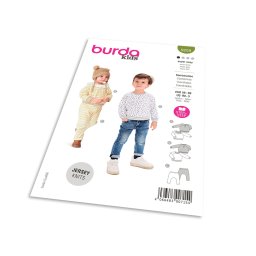 Střih Burda 9259 - Dětská mikina a tepláky