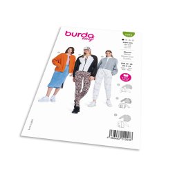 Střih Burda 5848 - Mikina, bomber, fleecová bunda