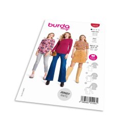 Střih Burda 5876 - Tričko s dlouhým rukávem